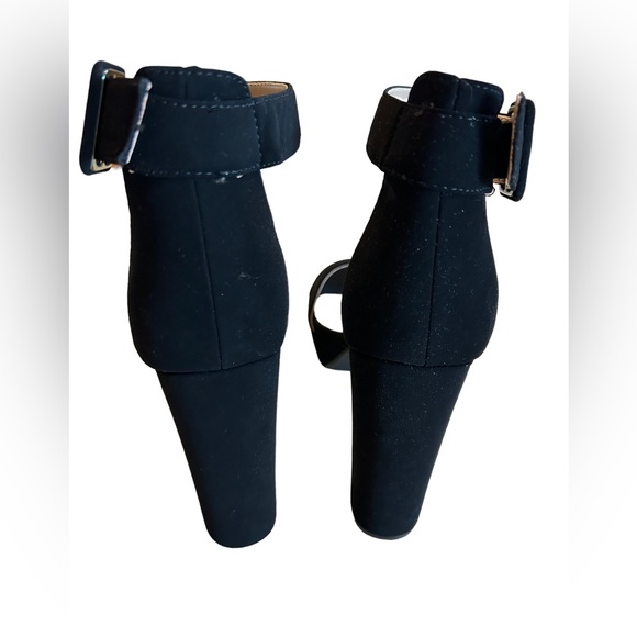 DREAM PAIRS black High heels Ankle Strap High Platform 5 inch size 9 NWOB - Picture 9 of 10